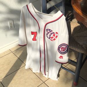White Trea Turner Washington Nationals Jersey